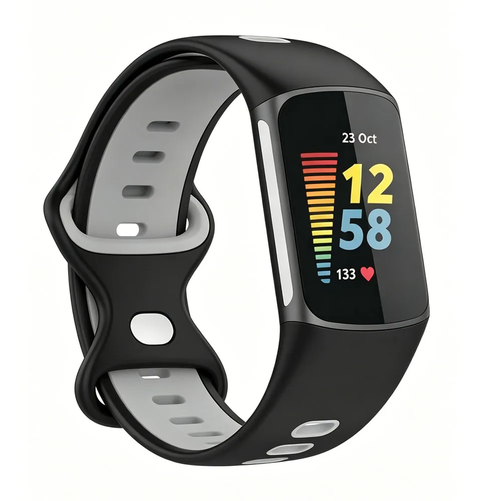 Sport Silicone Strap For Fitbit Charge 6 5 band Accessories Replacement wristband Bracelet correa Fitbit Charge 6 5 bands