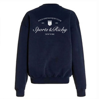 Sprot Make You Wellness Letters Printed Retro Cotton Crewneck Sweatshirt Women Oversized Casual Autumn Tops Ins Fashion Jumpers