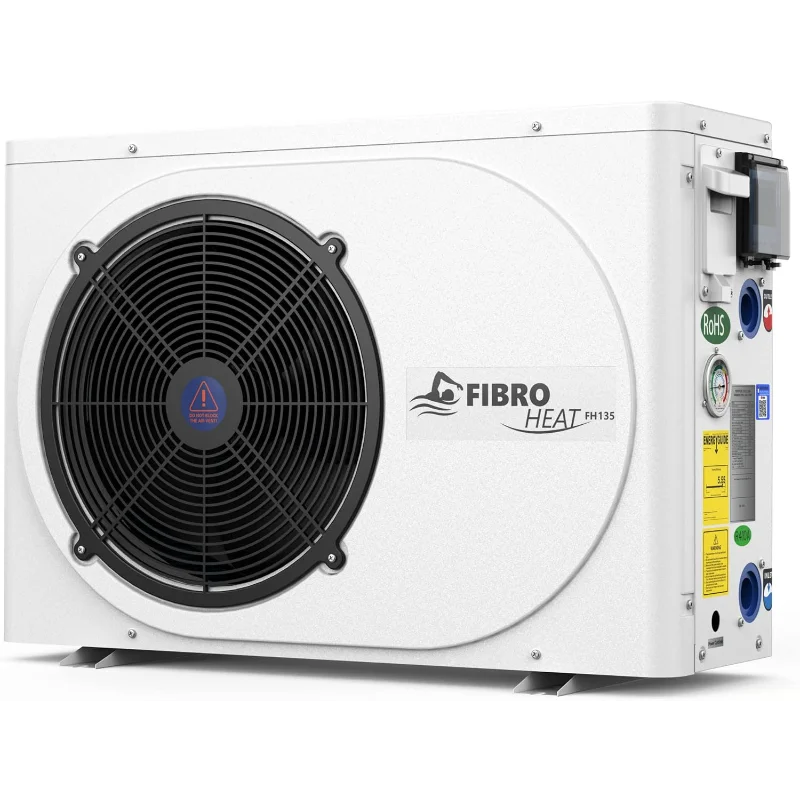 Bomba de calor para piscinas FibroPool - FH135 35,000 BTU - para piscinas y spas sobre el suelo - Alta eficiencia