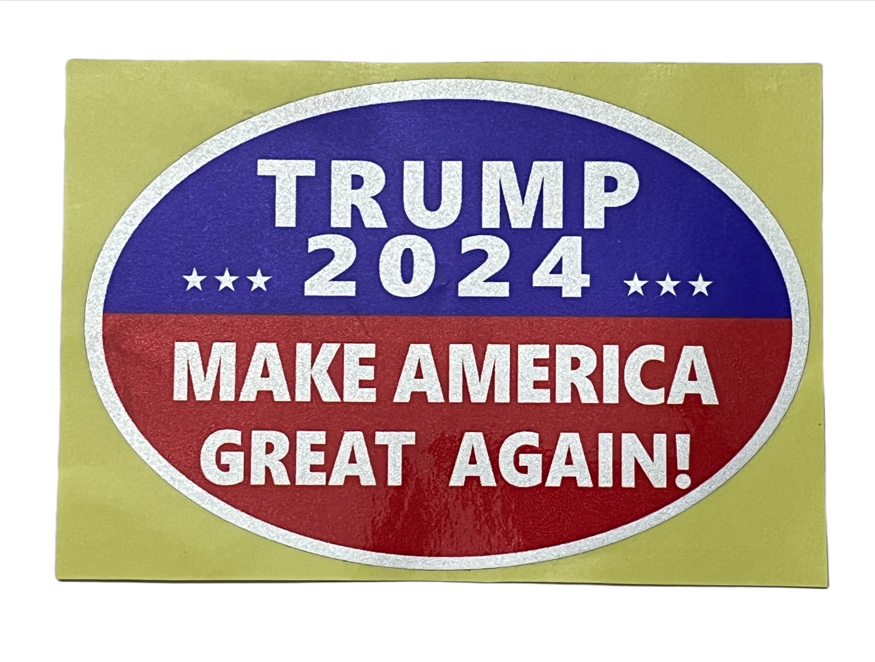 Imagem -04 - Big Trump Letters Adesivos para Carro Decalque Bumper Tornar a América Grande Novamente 2024 em x em Pacote de 10