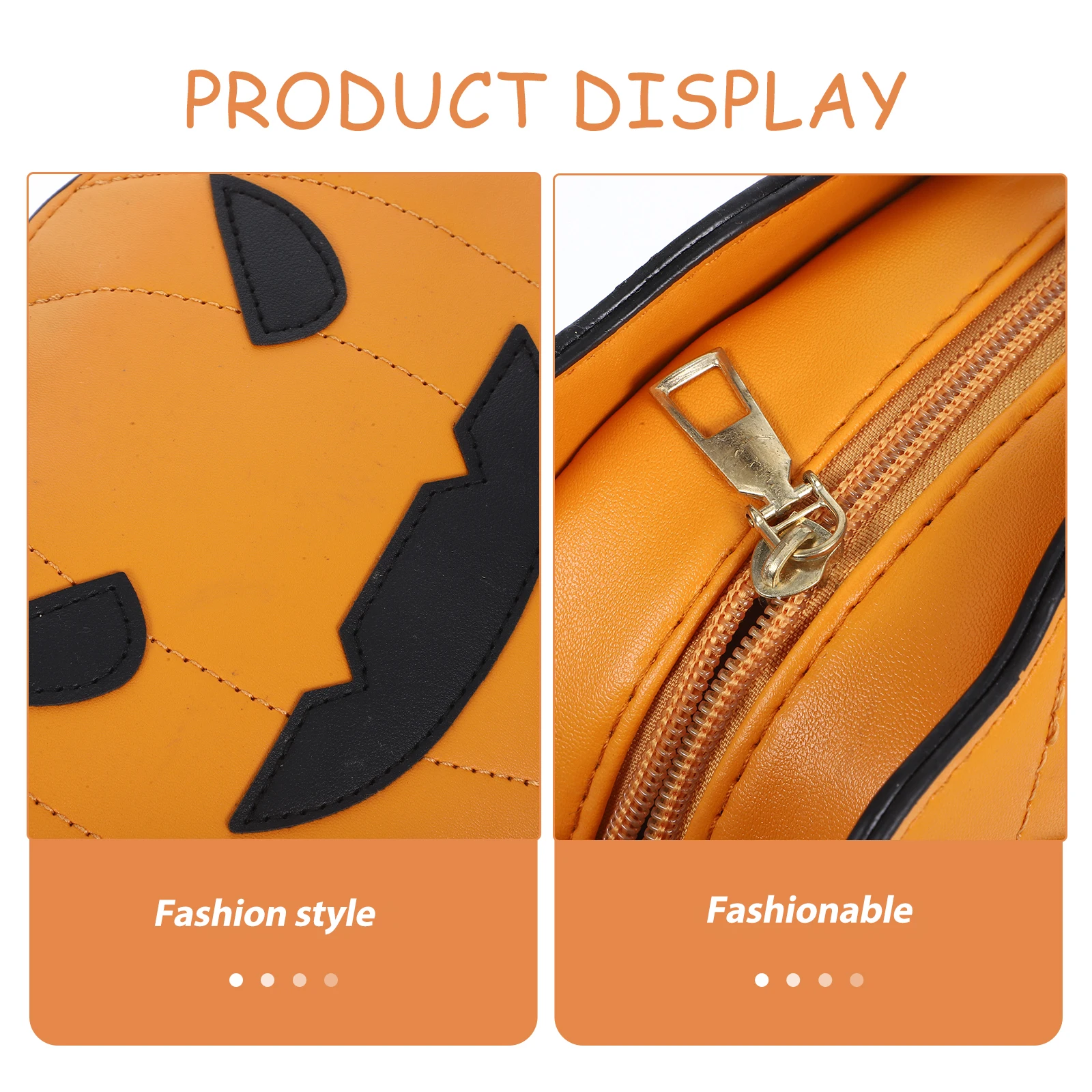 Halloween Pumpkin Bag Pumpkin Shaped Messenger Bag Devilish Style Purse Buns Shoulder bag Halloween Theme Crossbody girls gifts