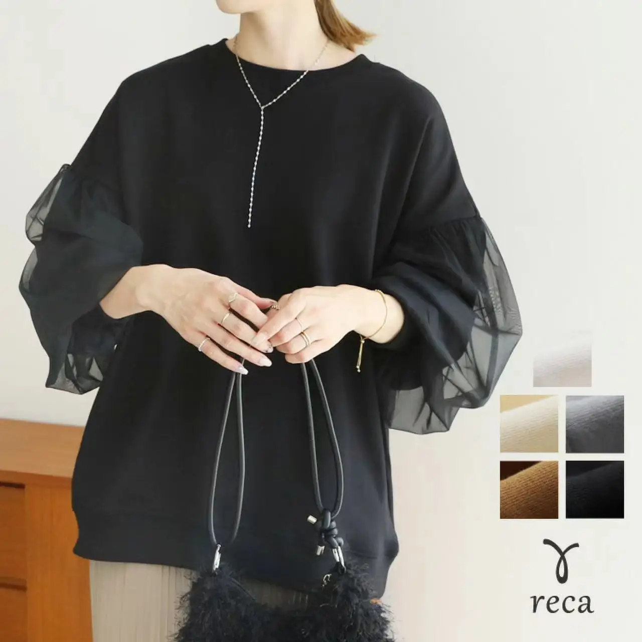 Los casual dames T-shirt sweatshirt Bubble Sve Me Top Comfortabel ademend katoen Lang Sve rond Ne Sweatshirt