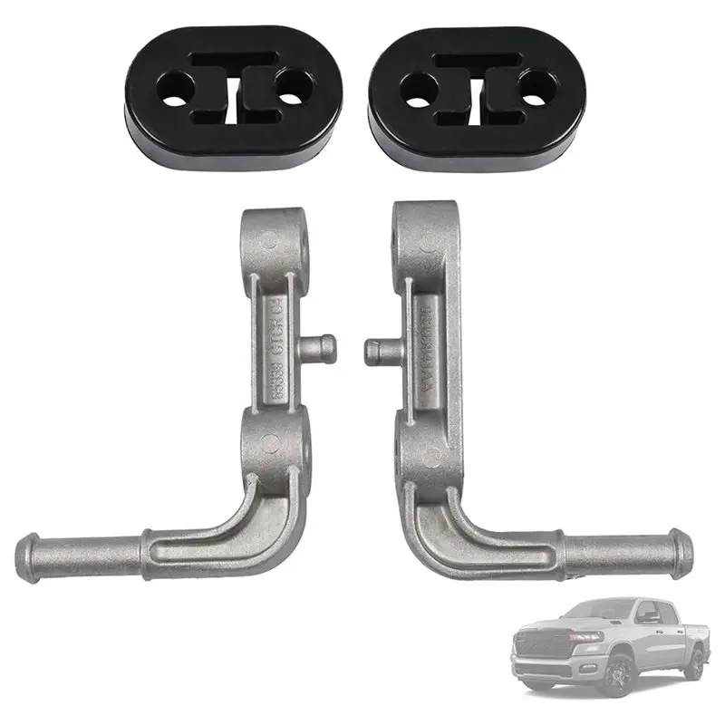 Exhaust Bracket Muffler Support Assembly For Dodge Ram 1500 3.0L 5.7L 6.2L 2019-2025 With 2Pcs Hanger Rubber