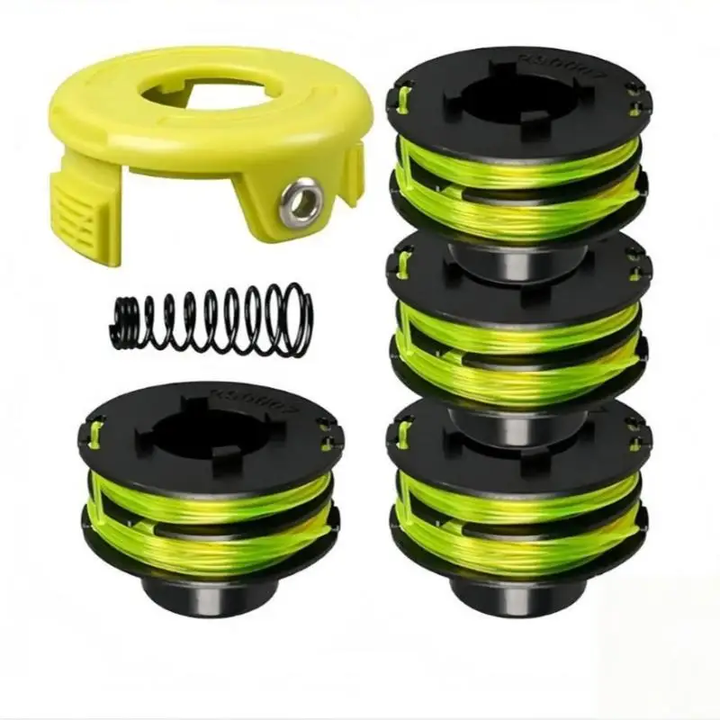 Trimmer Spool Line Kit Smooth Cutting Replacement for RAC118 1.2mm Spool Fit RLT3525S Lawn Mower for Garden Weed Trimming