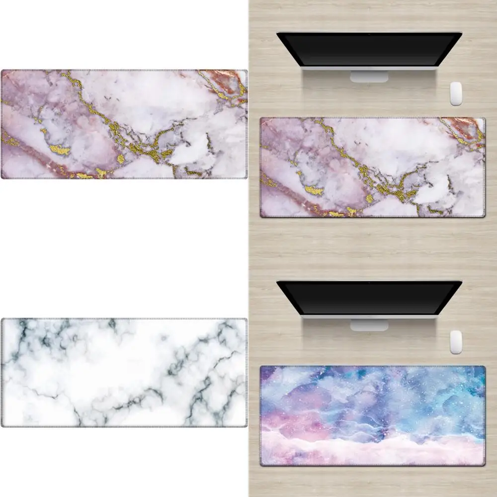 

Большой коврик для стола 24 x 12 дюймов, водонепроницаемая и нескользящая поверхность для офисного стола, подходит для клавиатуры, мыши и ноутбука