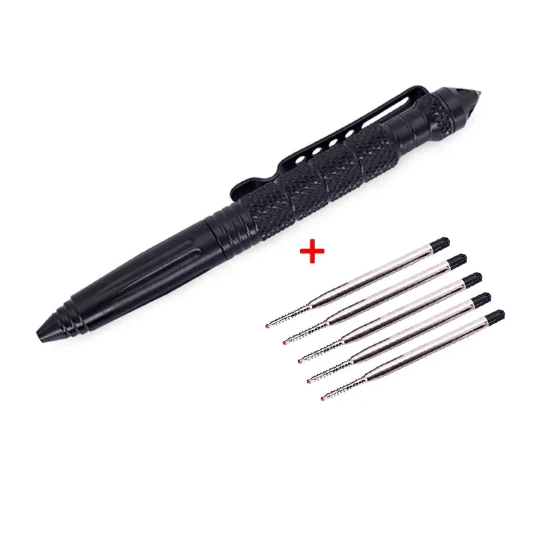 NEW EDC Tactical Pen Multifunction Outdoor Self Defense Aluminum Alloy Emergency Glass Breaker Pen Security Survival Tool
