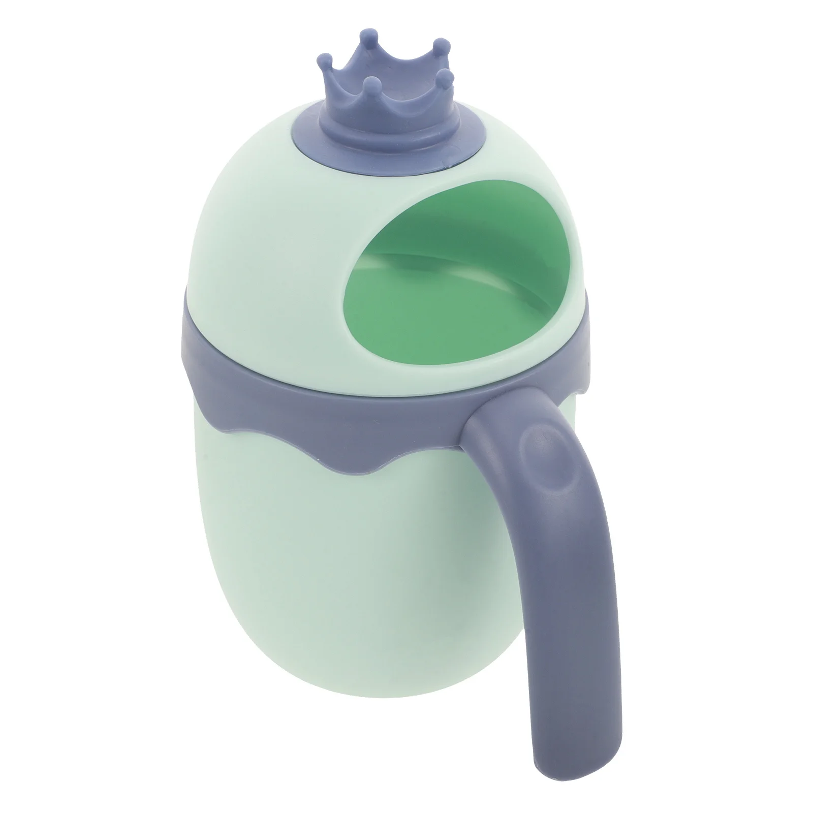 

Baby Bath Rinse Cup Crown Pattern Large Opening Shower Rinser Hair Shampoo Wash Baby Bath Accessory Pitcher Rinser