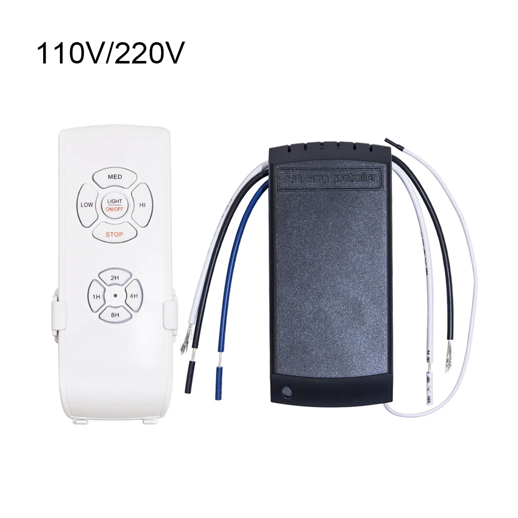 

110 220V Universal Ceiling Fan Lamp Remote Plastic Wireless Fans Light Switch Portable Receiver Signal Receivers 220v