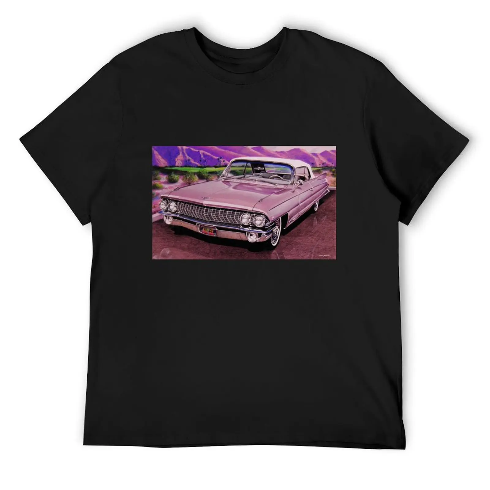 1961 Cadillac Eldorado Biarritz Convertible camiseta lindas camisetas anime camiseta ropa para hombres