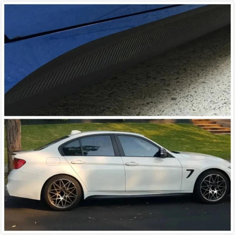 2Pcs Side Skirt Sill Stripe Body Decals Sticker For BMW E90 E92 E93 F20 F21 F30 F31 F32 F33 F34 F15 F10 F01 F11 F02 G30