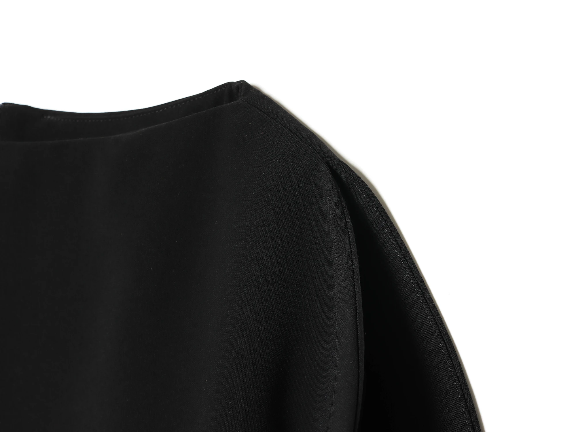 BSAY Puff Sleeve Top für Frauen Mode Herbst Winter Neue Kurzarm Rundhals Bluse Straße Kleidung Shirts Chic Damen Top