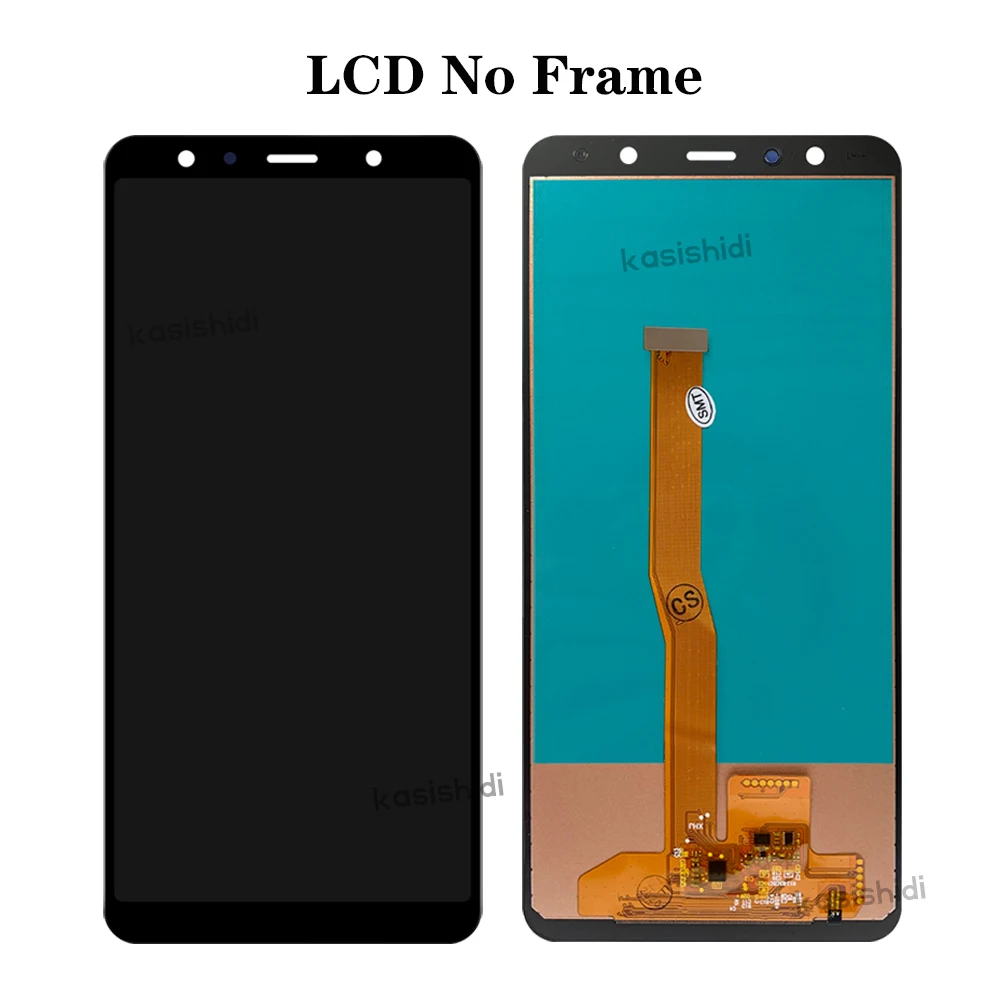 TFT  For Samsung Galaxy A7 2018 A750 A750F A750FN/DS Display Screen With Frame Display Digital Touch Screen Assembly Tested