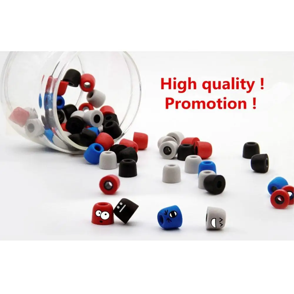 Headset Noise Isolating C Sets Replacement Eartips Memory Foam Earbuds T100 T200 T300 T400 For In-Ear Earphone