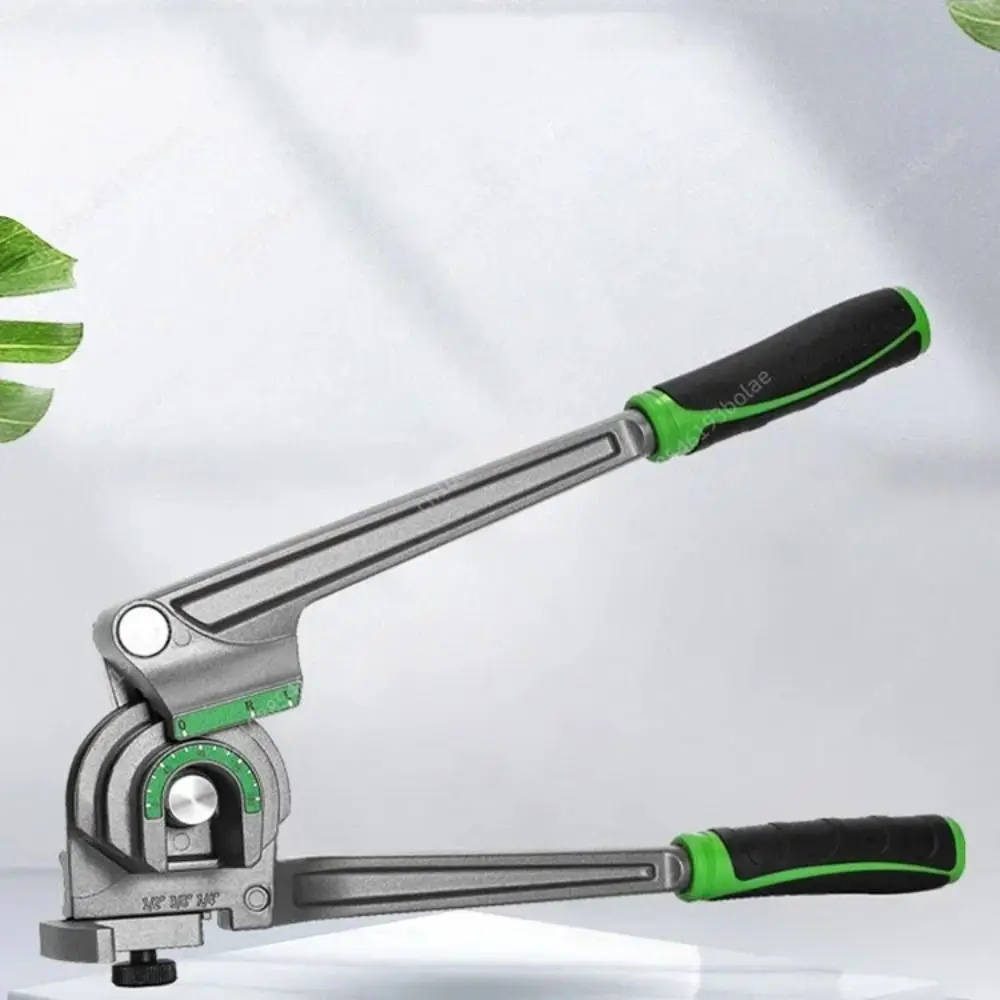 3-in-1 Tubing Bender Lever Type Aluminum Alloy Bending Tool Strong Bearing Capacity 180° Bending Machine Refrigeration Repair