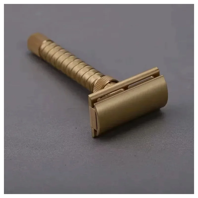 YAQI The Final Cut Brass V2 Adjustable Safety Razor 12mm Handle Mens Shaving Wet Shave Tools Best Gift for Men Mens Gift