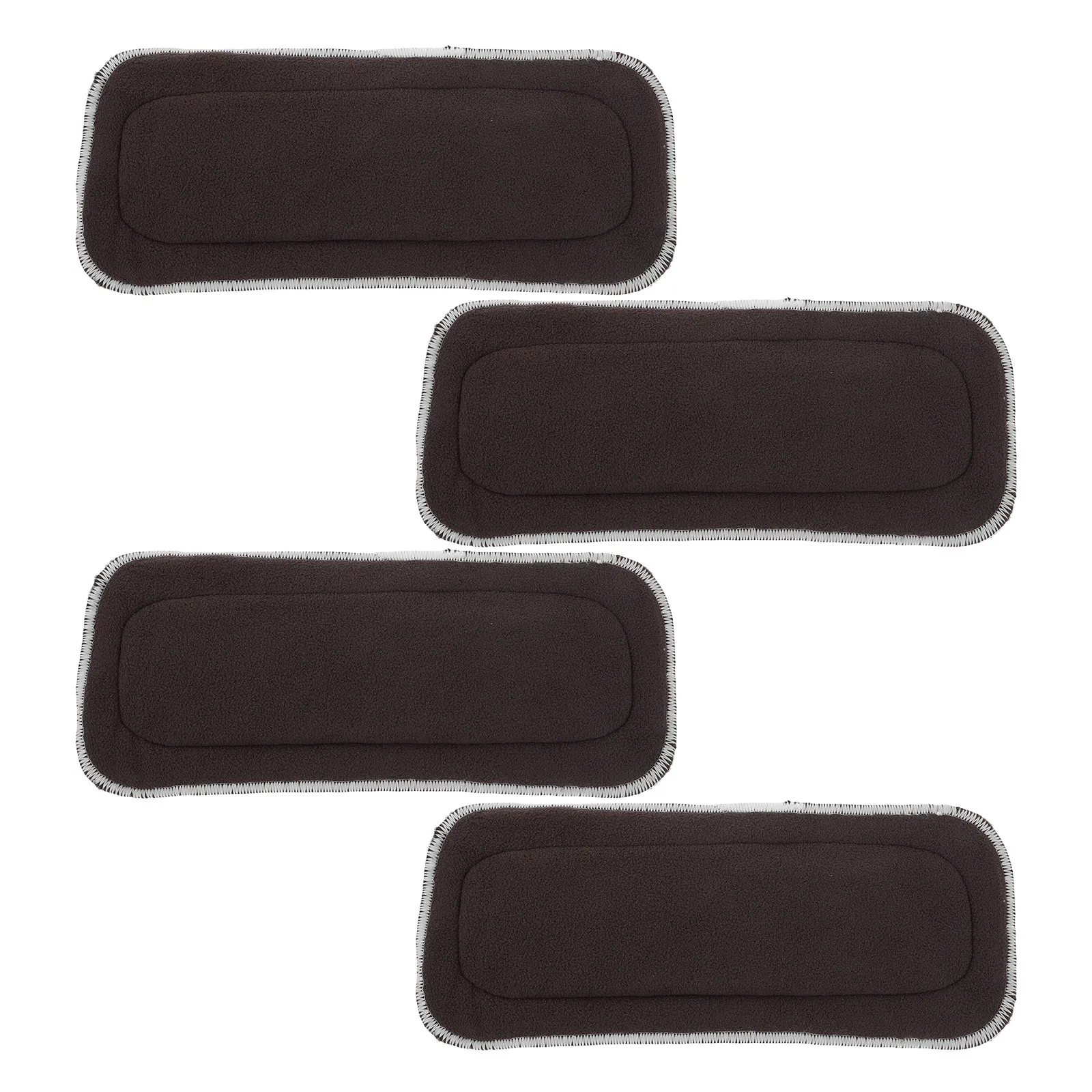 4Pcs Diaper Pads Inserts -Dry 5 Layer Absorbing Reusable Washable Baby Cloth Diaper Liners Washable Baby Cloth Pads