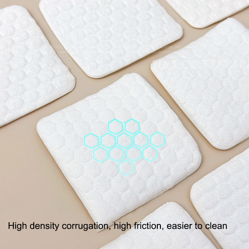 200/500 PCS หนาอาชีพผ้าฝ้ายสําหรับผ้าเช็ดทําความสะอาดเล็บ Lint ฟรีเล็บ CottonGel Polish Remover เล็บเครื่องมือทําความสะอาด