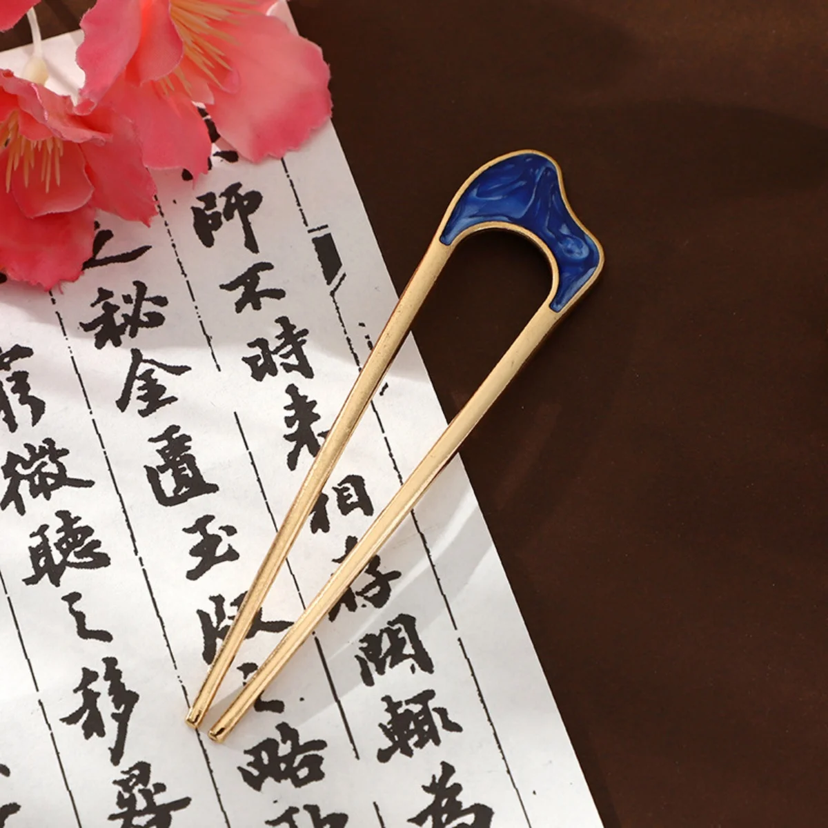 New Simple Fork Metal Hairpin U-shaped Alloy Hair Ornament Hair Accessories for Girls - Image 4