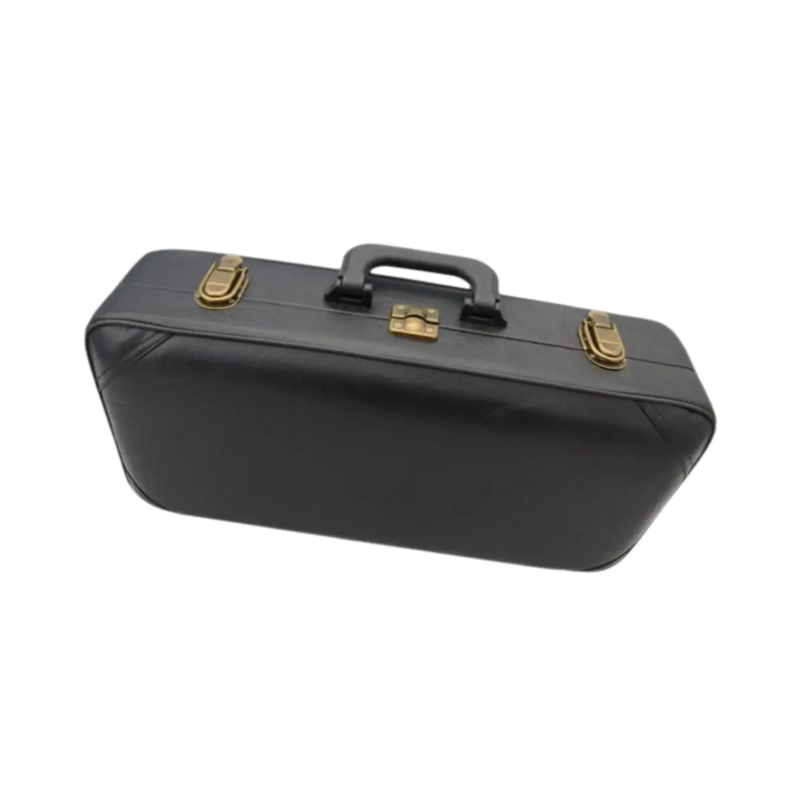 EB Alto Saxophone Case Carrying Handle Wear Resistant Shockproof PU Leather for Stage Exercise Outdoor Travel Performance