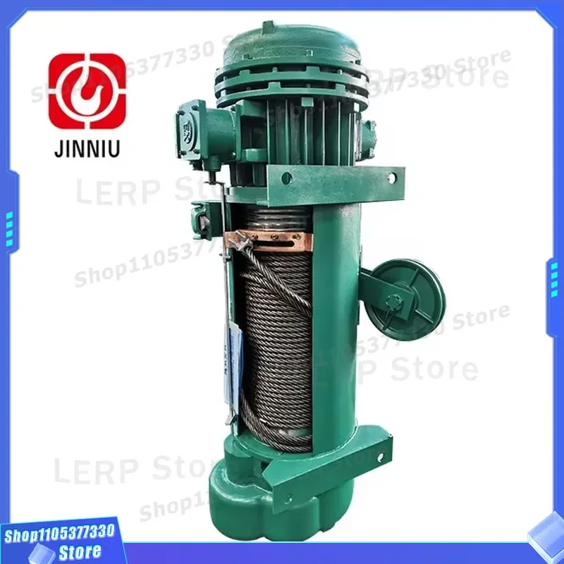 1T 3T 5T 10T Mini Electric Wire Rope Hoist CD1 MD1 Type Workshop Crane Lift 220V Industrial Heavy Duty Low Headroom Hoisting
