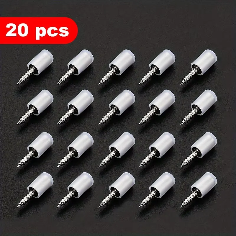 20Pcs Support Multifunction Fixed Cabinet Rack Nail Self-Tapping Integrated Screw Clapboard Holder Laminate Support Nail image 6