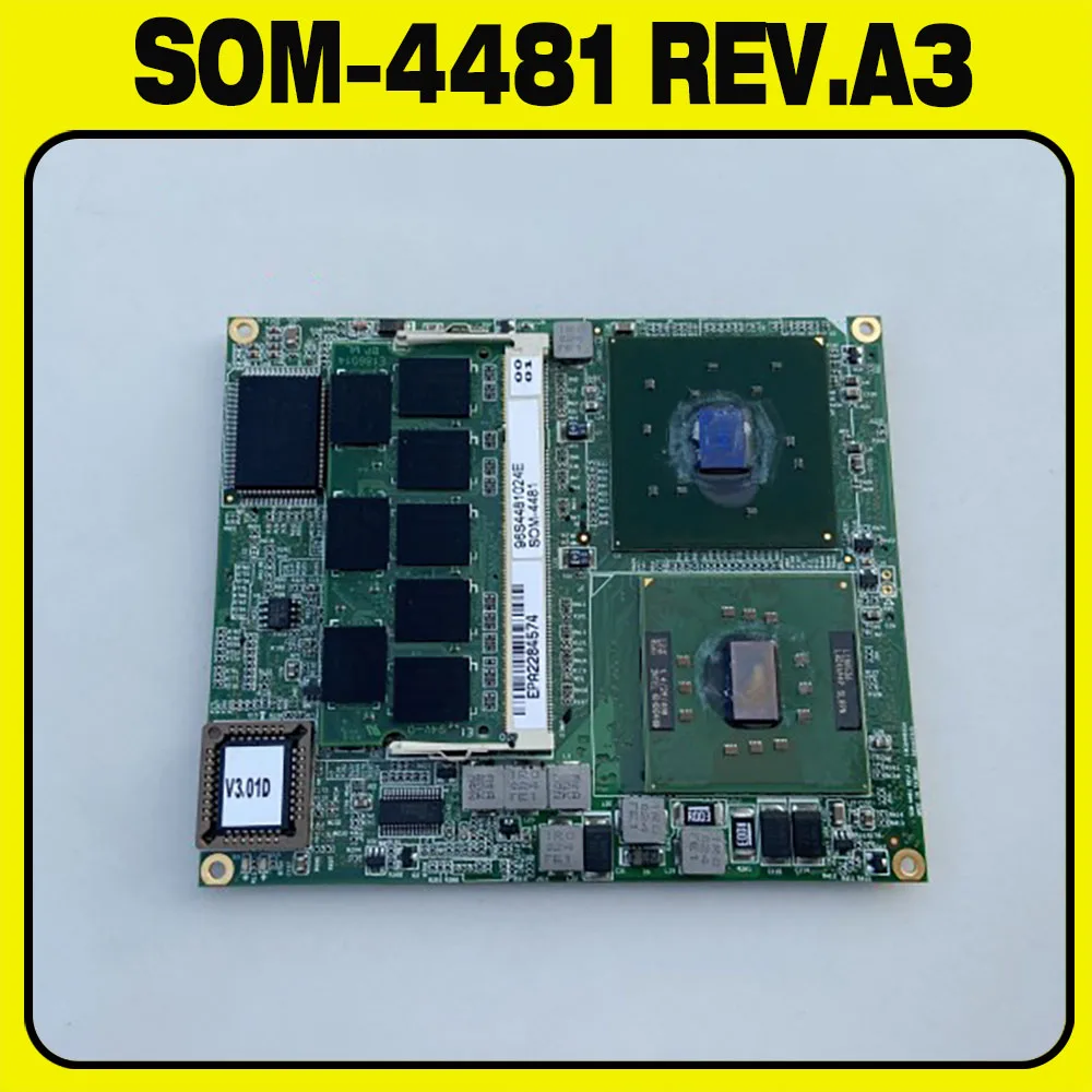 For Advantech SOM4481FL8005E-T ETX embedded CPU motherboard SOM-4481 REV.A3