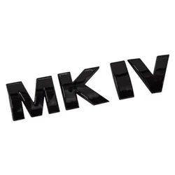 3D 블랙 MKIV MK4 후면 자동차 엠 블 럼 및 후면 트럭 크롬 레드 배지 자동차 스티커 폭스 바겐 골프 Jetta 1999-05