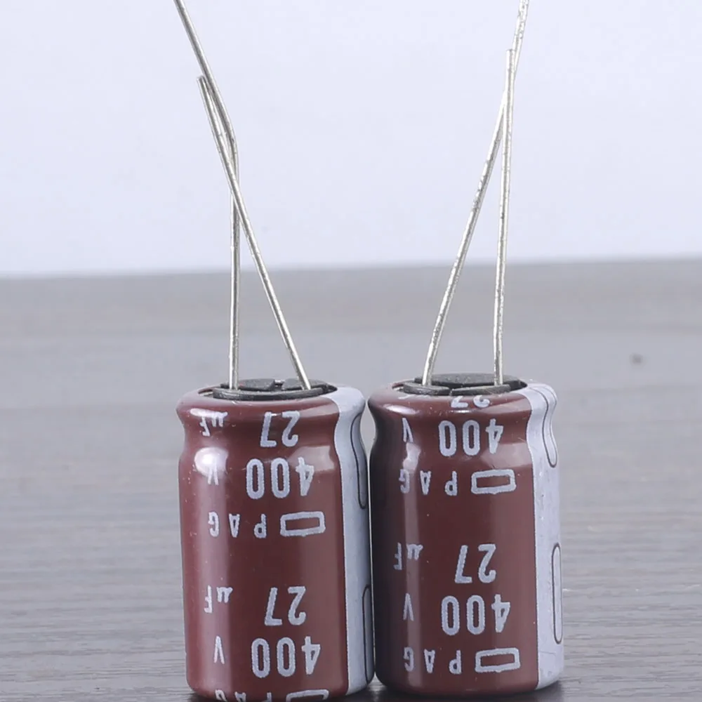 

4pcs NCC Nippon Chemi-Con PAG 27mfd 400v 27uf electrolytic Capacitor 105C