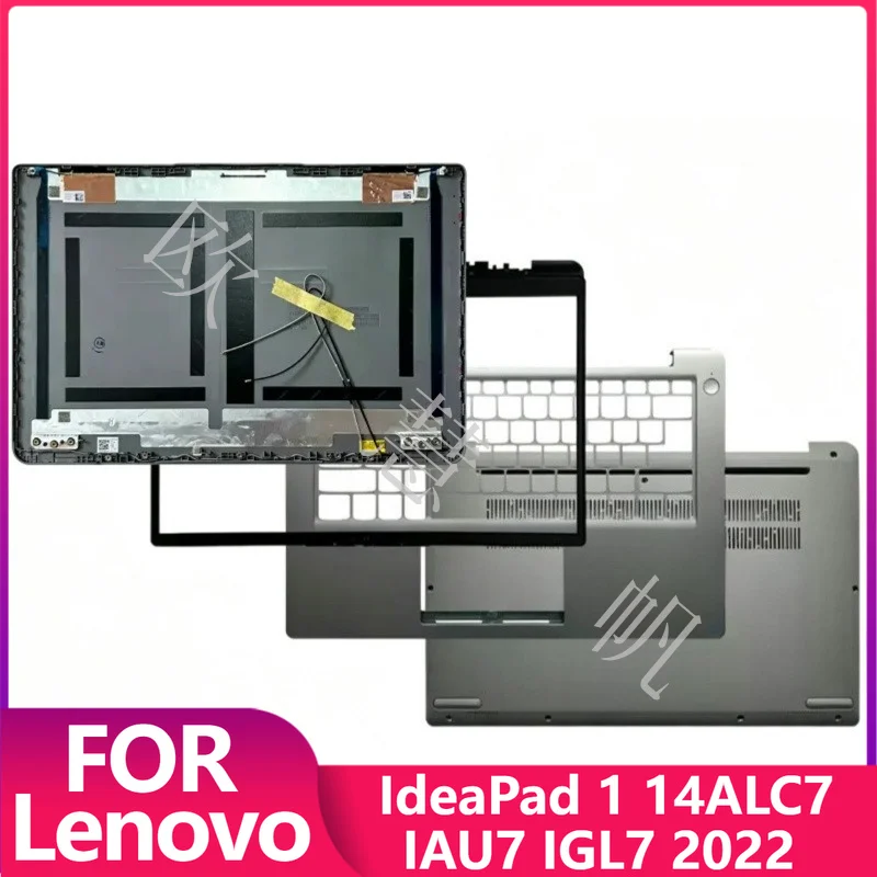 M For Lenovo IdeaPad 1 14ALC7 IAU7 IGL7 2022 LCD Back Cover Front Bezel Palmrest Upper Cover Bottom Case 5CB1D94962 5B30S19027
