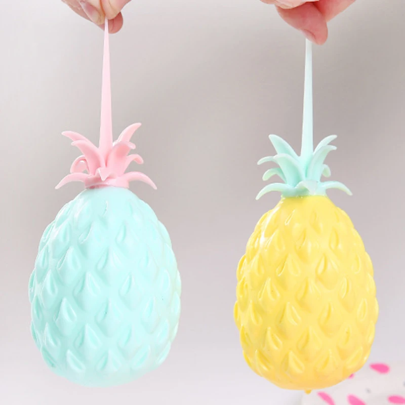 Pineapple Stress Ball Water Feeling Squishy Vent Toys Water Beads Squeeze Fidget Toy Anxiety Stress Relief Toy Sensory Squish