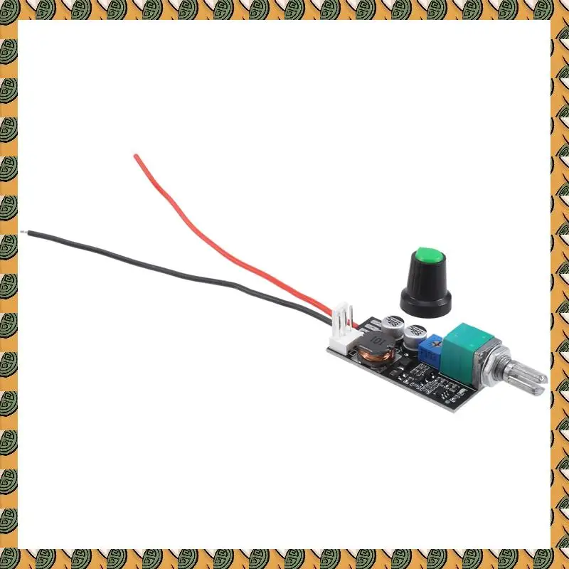 A77I 1 PC DC 5V 12V Adjustable PWM Fan Speed Controller New Knob Switch 2/3 Wire Fan Speed Governor Noise Reduction Can Be Shut
