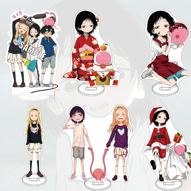 

Takopi's Original Sin, двухсторонняя мезонинная акриловая подставка для карточек, настольные украшения, фигурка персонажа из мультфильма, подарок на день рождения, мобиコ 10.00