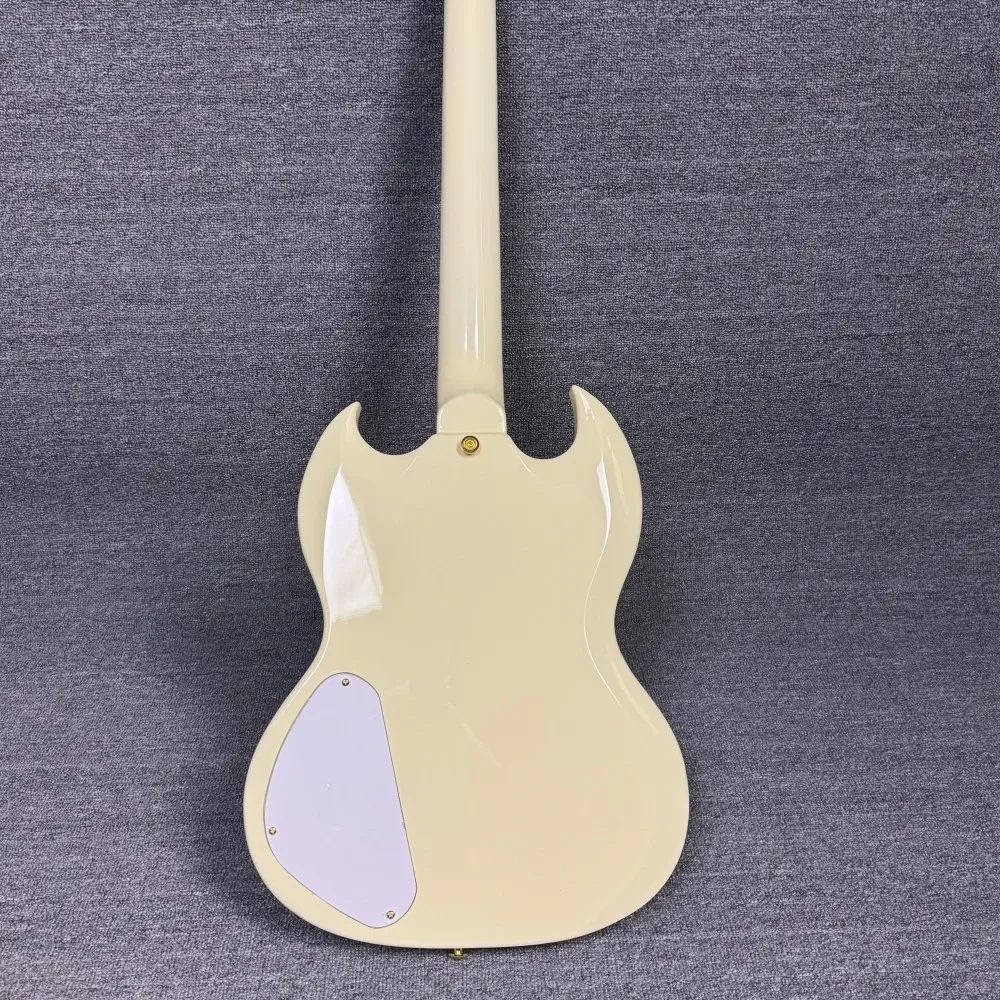 Work Fine Feel Comfortable Sound Super Great Milk Yellow SG Electric Guitar Rosewood Fingerboard Mahogany Body Free Delivery