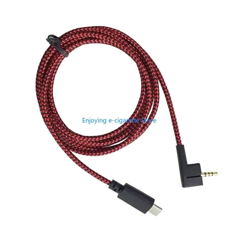 Professionelles Soundkabel für HD438/439/451/471i HD461Gi Headsets Kabeldraht 3,5 mm/Typ-C-Stecker Verbesserte Haltbarkeit Y4QF – Detail 8