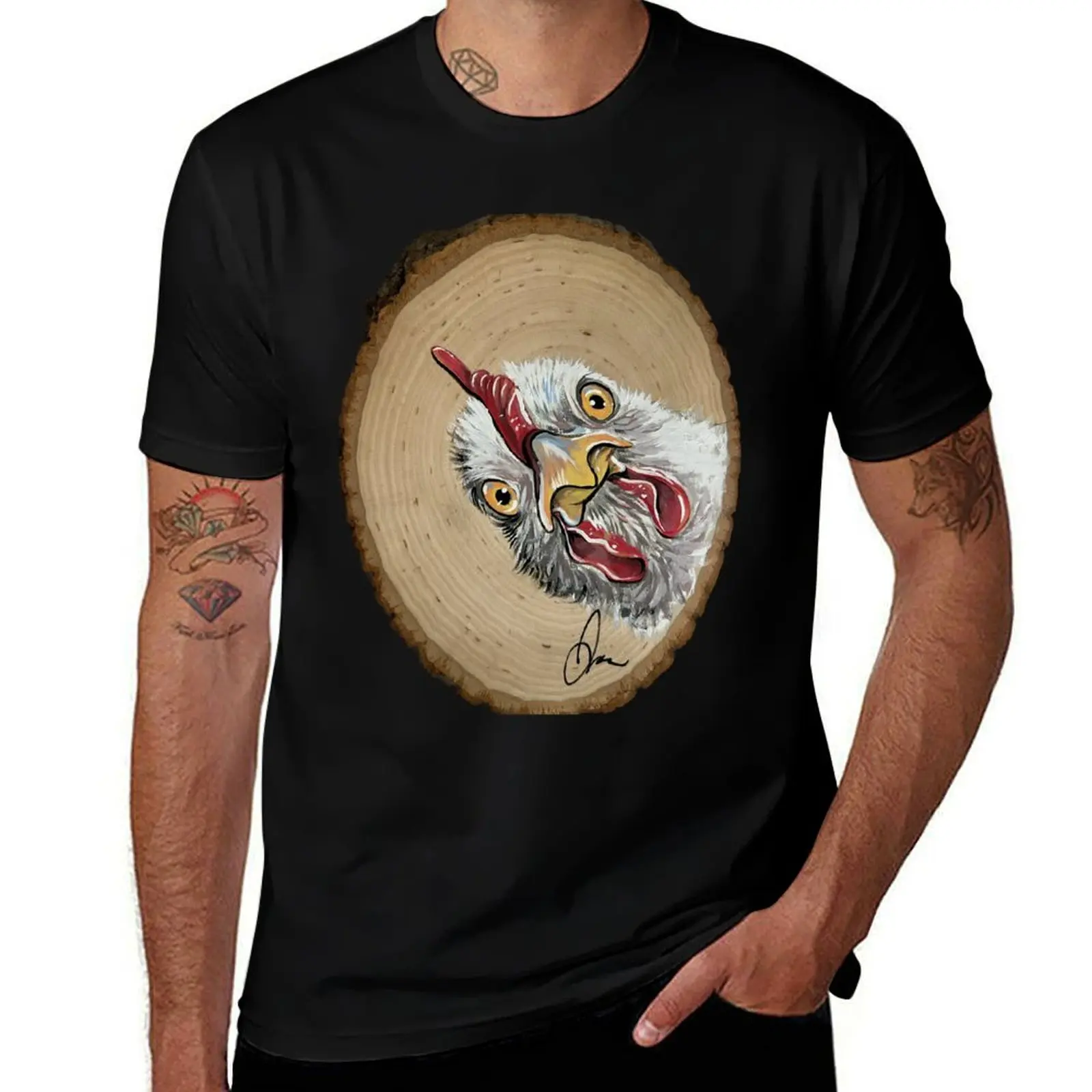 

Judgement chicken T-Shirt funny shirt cotton sublime plus size clothes croswit shirt man mens shirts graphic tee