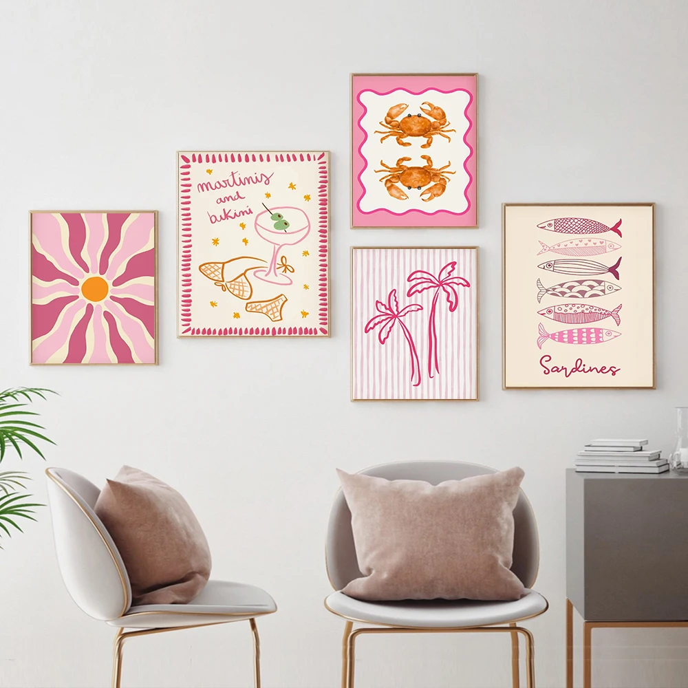 Renkli Kabuk Poster Seti Baskı - Home Decor Aesthetic Pinterest incelemesi ve fiyatı