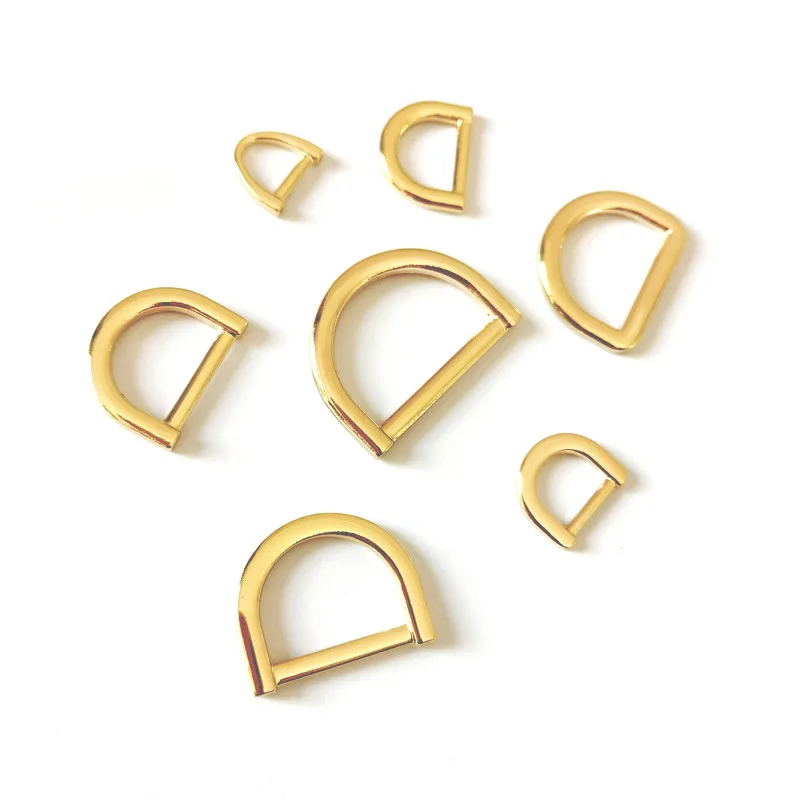 

Металлическая Съемная скоба с открытым винтом Dee D-образное кольцо Пряжка Скоба застежка для кожаного ремесла Сумка ремень ручка плечевая лямка