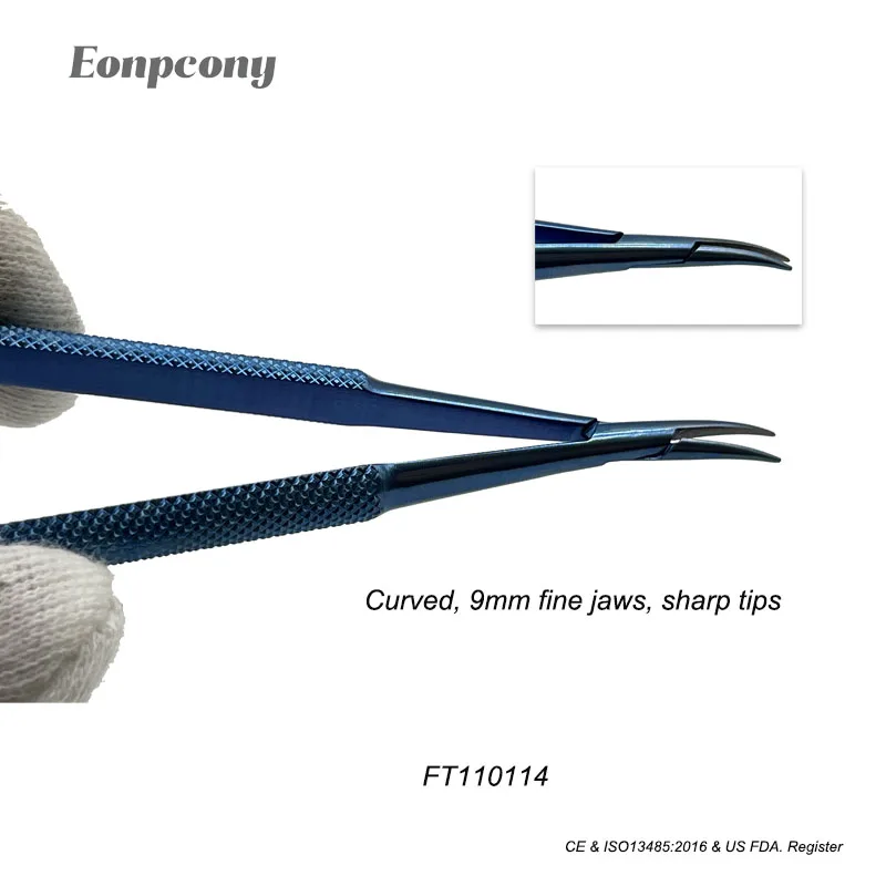 Barraquer Needle Holders Bechart-Sinskey & Troutman Needle Holders Ophthalmology With Lock /Without Lock Straight Curved Tip