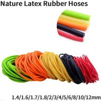Mangueras de goma de látex natural 2 3 4 5 6 7 9 10 12 14 17 mm ID x OD Tubo médico quirúrgico elástico de alta resistencia Catapulta de tirachinas