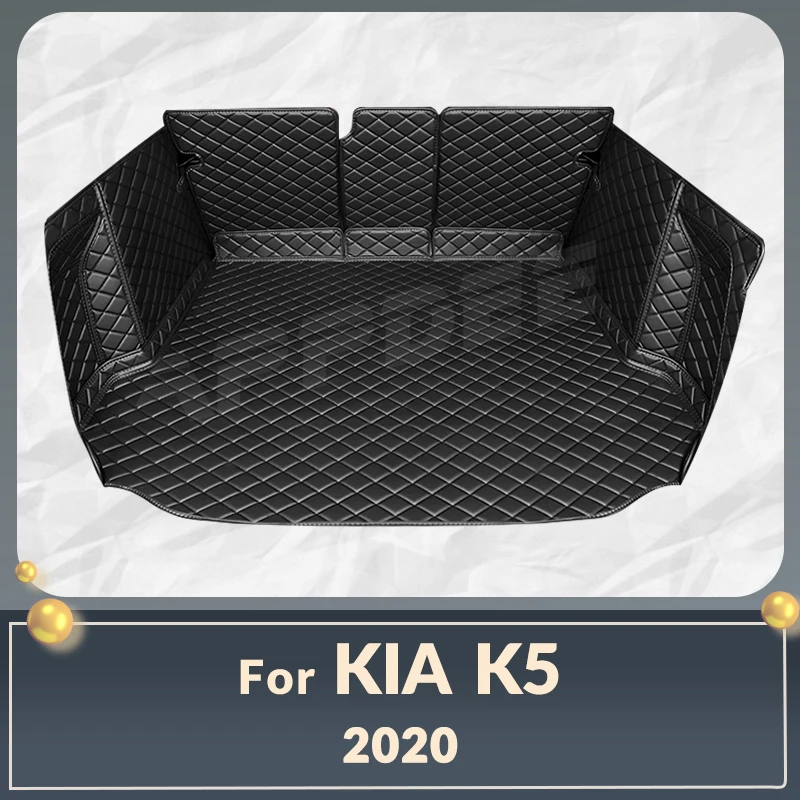 

Auto Full Coverage Trunk Mat For Kia K5 2020 Anti-Dirty Leather Car Boot Cover Pad Cargo Liner Interior Protector Accessories