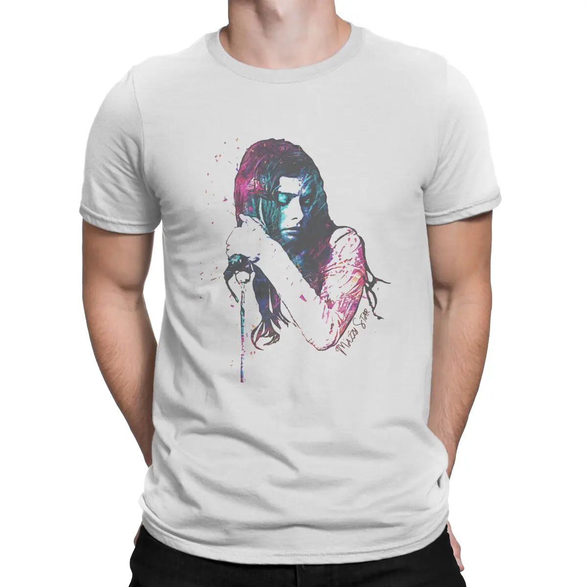 

Men's T-Shirt Torn Times Novelty Cotton Tees Short Sleeve Mazzy Star T Shirt Crewneck Clothes Gift Idea