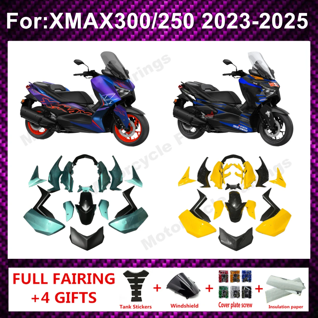 NUOVO kit carena completa moto adatto per XMAX125 XMAX250 XMAX300 XMAX400 XMAX 2023 2024 2025 Kit carene carrozzeria