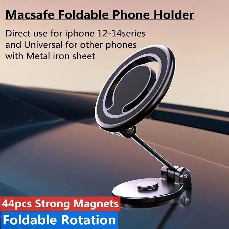 Magnetic Car Mobile Phone Holder Magnet Car Bracket Mount Cell Smartphone Support in Car For iPhone 15 14 13 Samsung Xiaomi