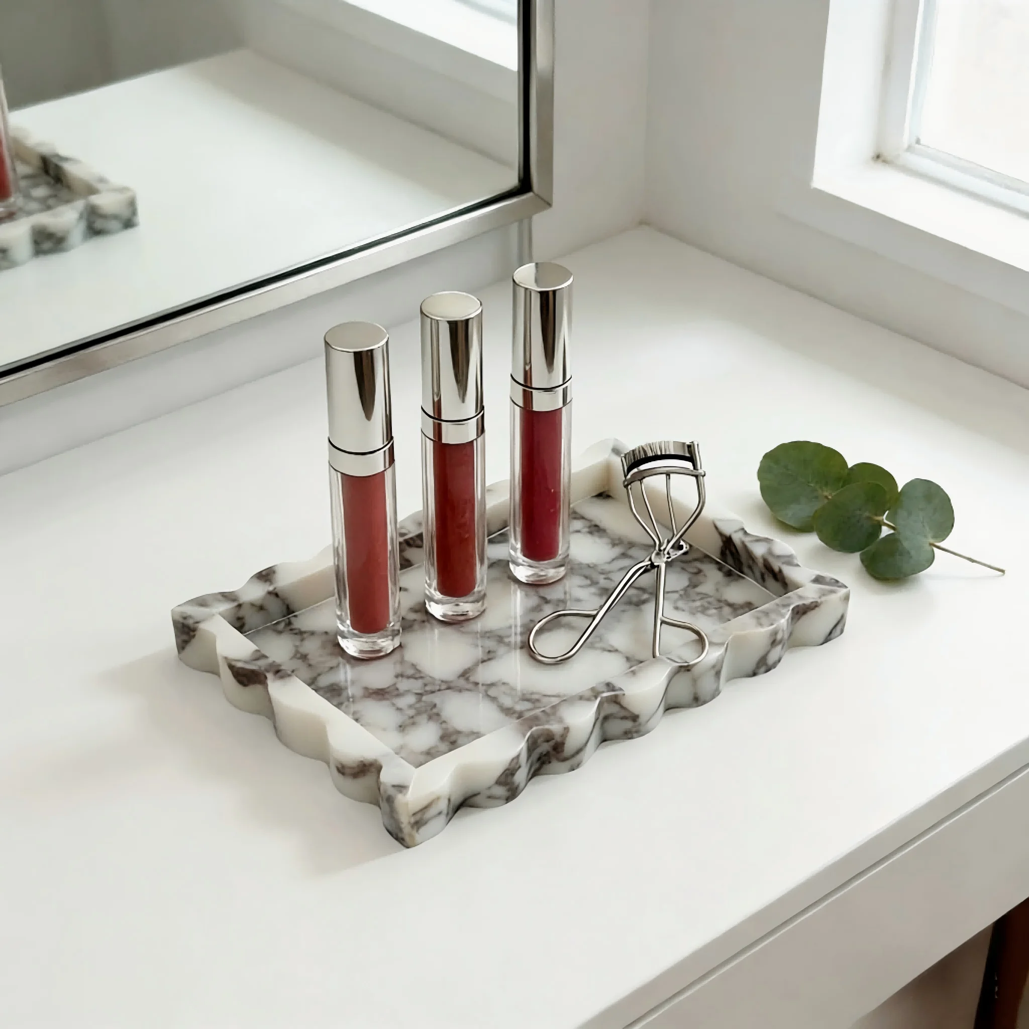 Calacatta Viola Gegolfde Marme - Marble Serving Board recensie en prijs