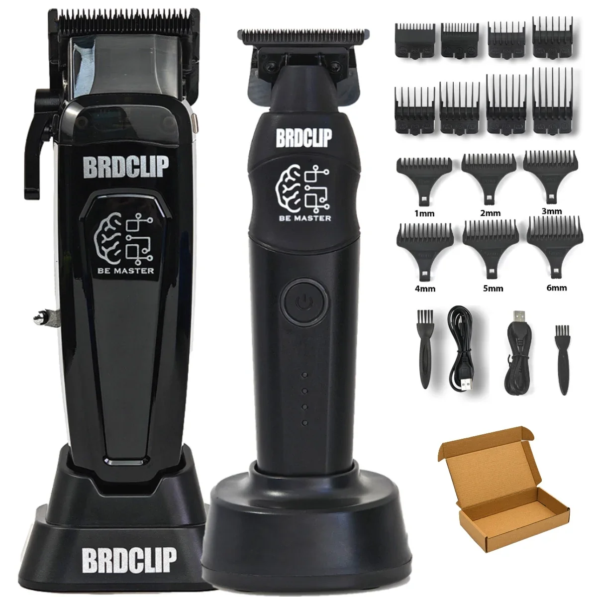 BRD 106 617 609 Professionele elektrische tondeuse Tondeuse DLC-mes met basis 7500 RPM 7000 RPM 7000 RPM Kappersset BRDCLIP