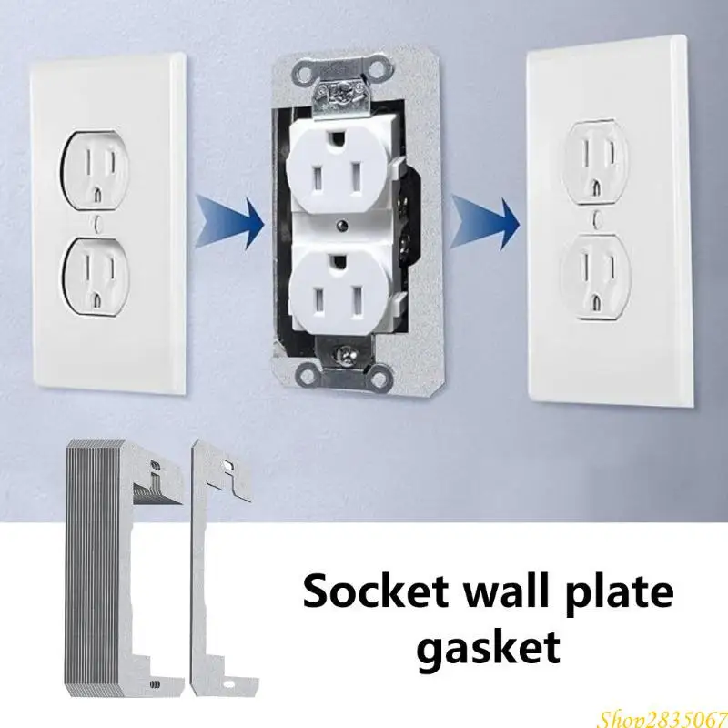 

10 шт., прокладки для настенной пластины, проставки для розеток в электрической коробке для крепления настенного устройства 831F
