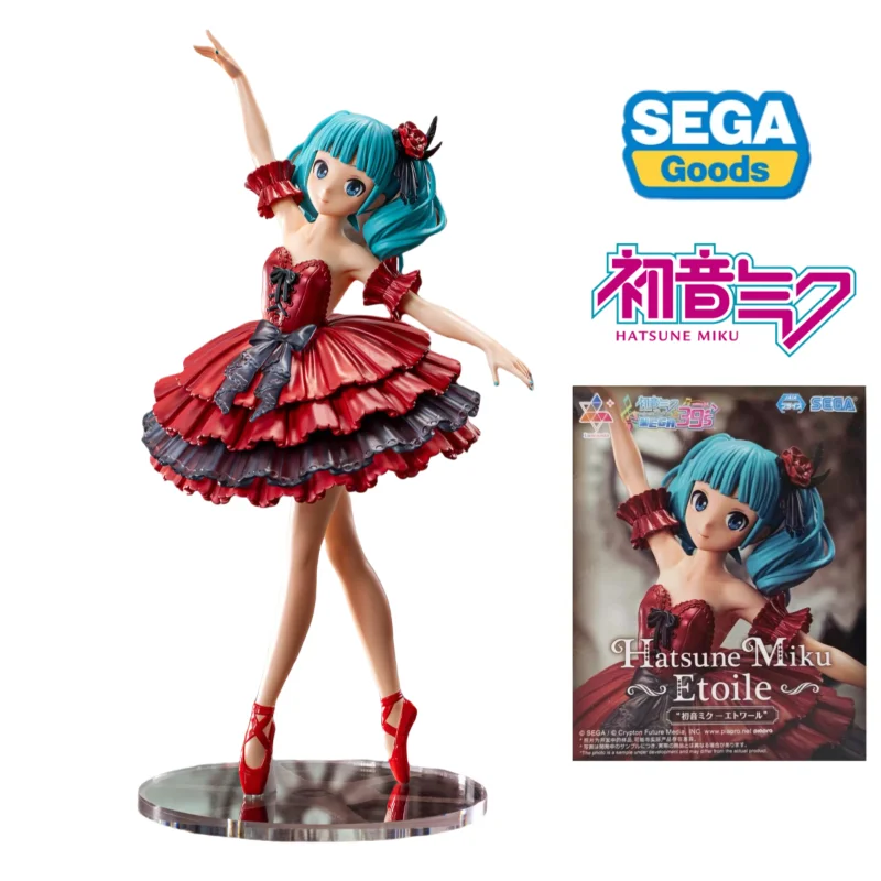 在庫あり オリジナル セガ プロジェクト DIVA MEGA 39's 初音ミク エトワール バレエ アニメ フィギュア モデル コレクション デスクトップ装飾品 人形