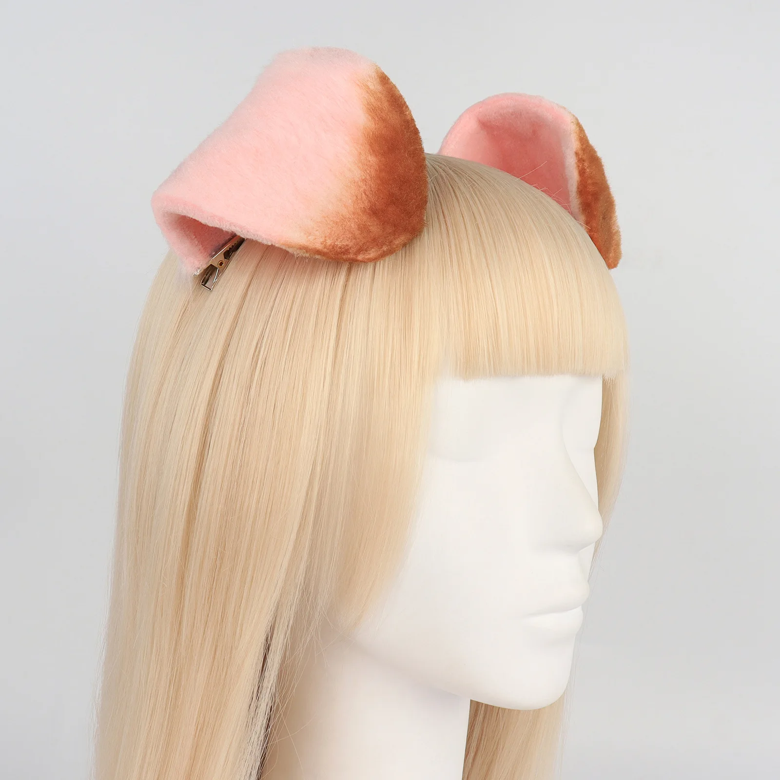 Anime Beast Animal Ears Headwear Cat Tail Set Cat Ear and Tail Set Cosplay Comic Plush Cat Ear Hair Clip Party Cosplay Props