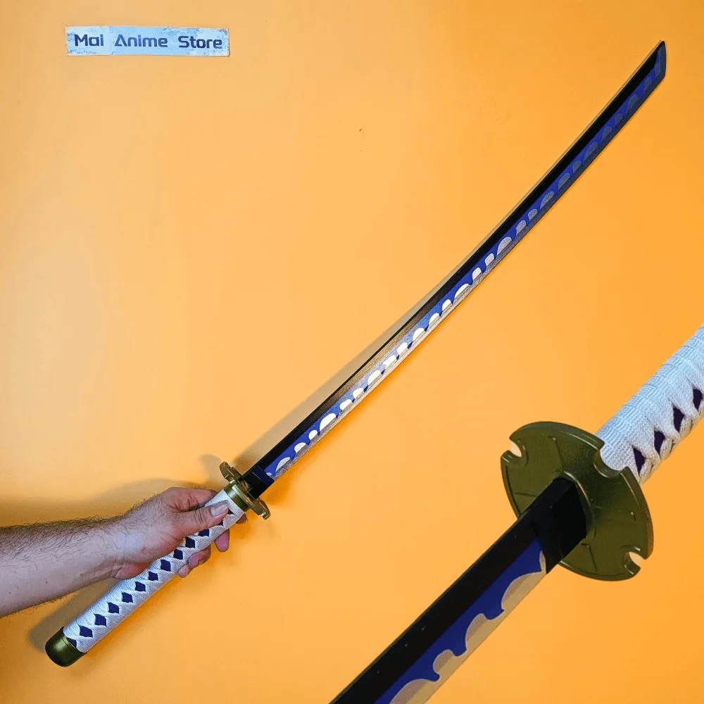 40 بوصة رورونوا زورو كاتانا أنيمي زورو تأثيري الدعامة البلاستيك دمشق السيف حجم اليابانية كاتانا الأصلي الساموراي صابر لعبة هدية #1