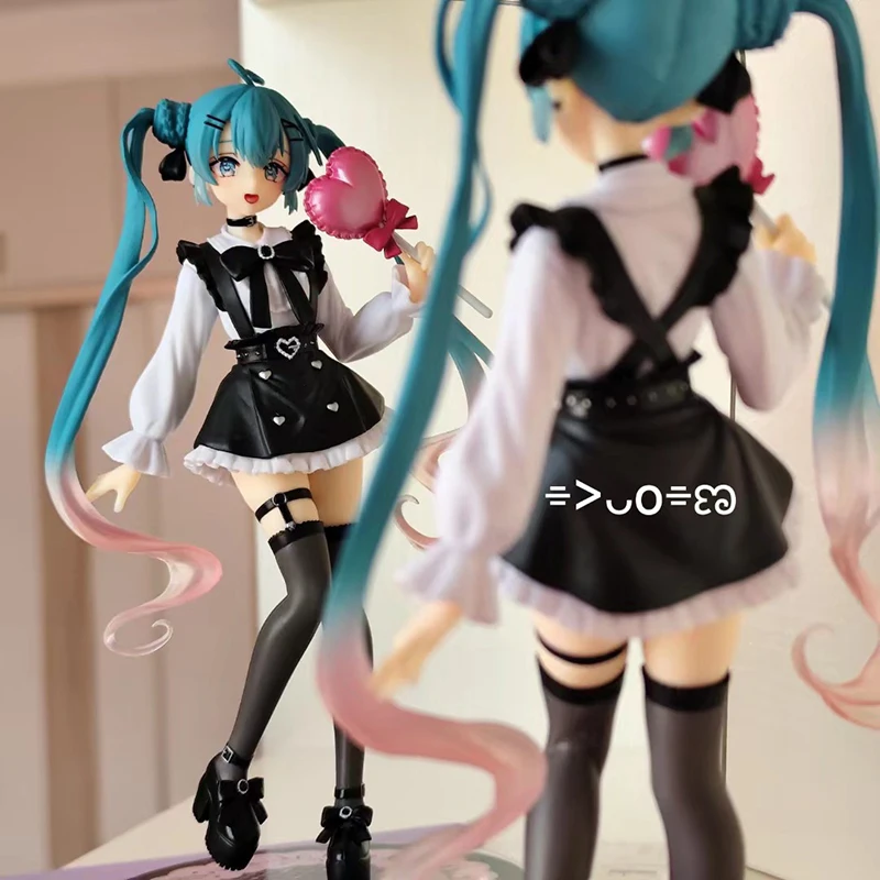 Anime Hatsune Miku Figure Fashion Subclture Miku Figure Pvc Kawaii 18cm Statue Collection Model Doll Decoration Christmas Gift